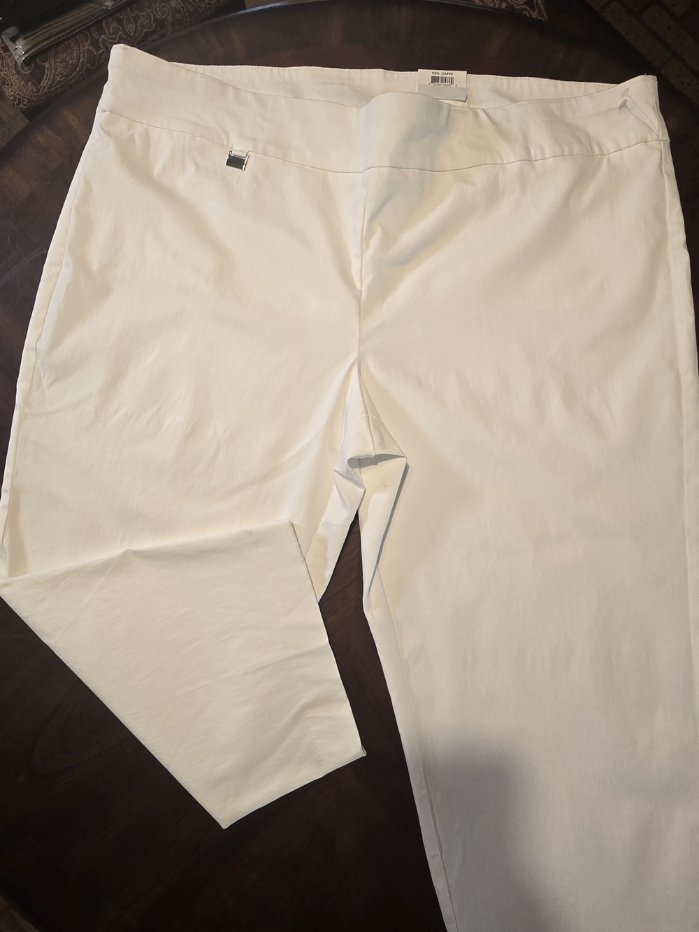 Alfani White Capri Pants for Women